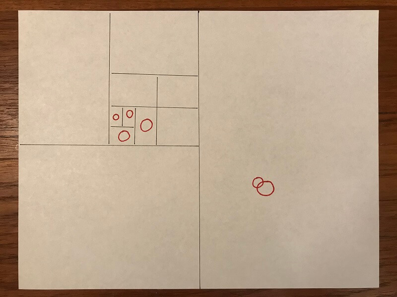 Hand-drawn quadtree